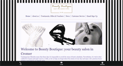 Desktop Screenshot of beauty-boutique.org.uk